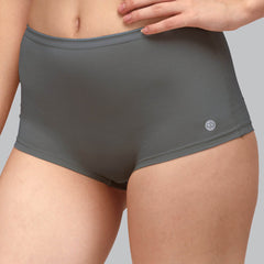 SOIE Woman - High Rise Full Coverage Cotton Spandex Boyshorts (Pack of 2) - Panty -for Women