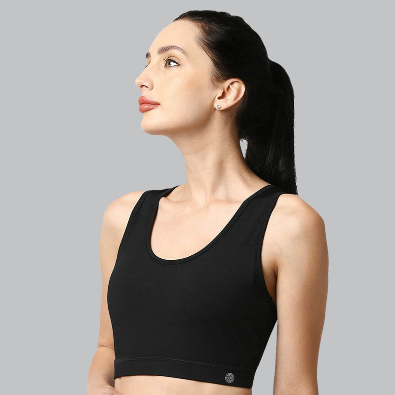 SOIE Woman - Medium Impact Quick Dry Racerback Athleisure Sports Bra - Bra -for Women