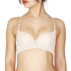 women Self Design Wired Lightly Padded Pushup Bra
