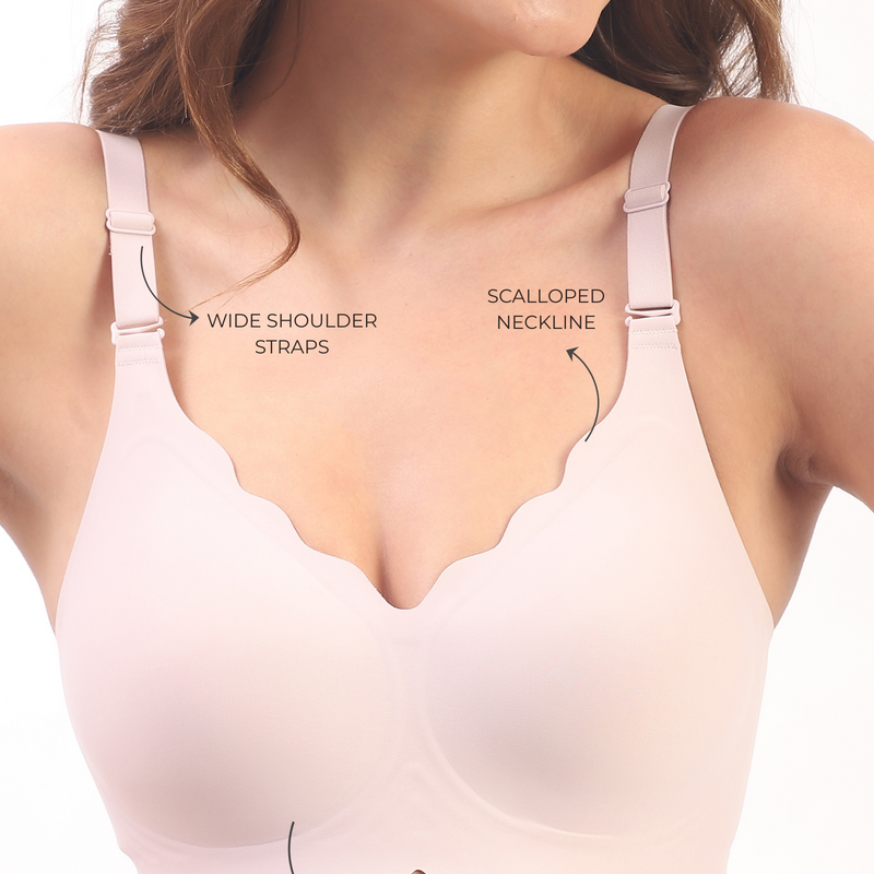 Sofia- Pink Seamless Wireless All Day Bra