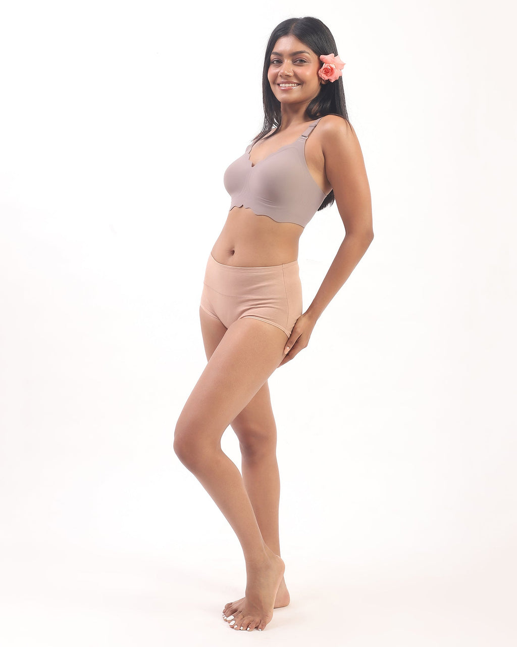 Sofia – Gray Seamless Wireless All Day Bra