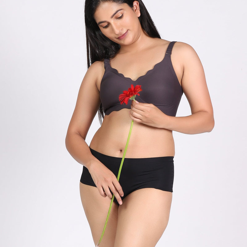 Sofia – Carbon Seamless Wireless All Day Bra