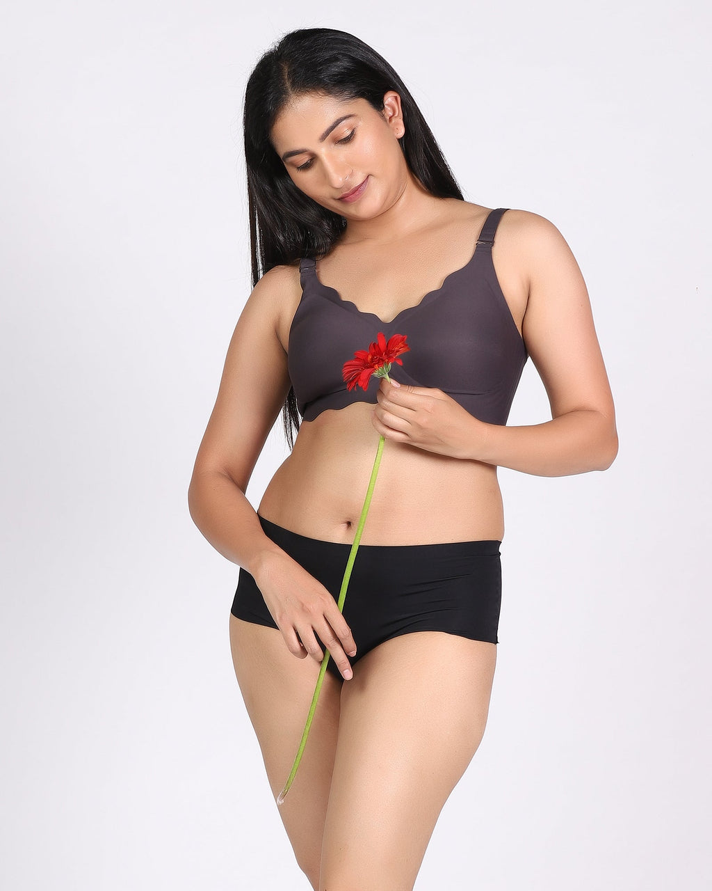 Sofia – Carbon Seamless Wireless All Day Bra