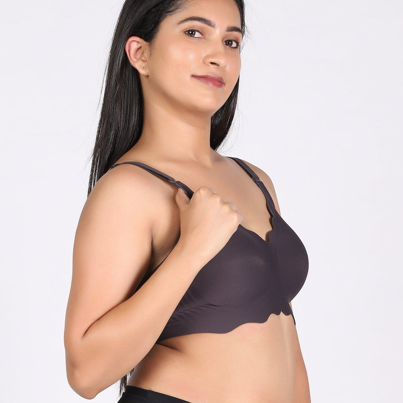 Sofia – Carbon Seamless Wireless All Day Bra