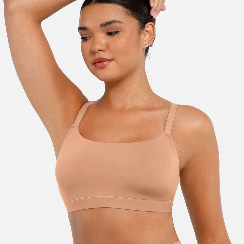 square neck bra