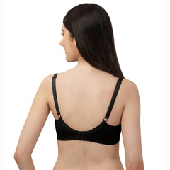SOIE Woman - Non Padded Non Wired Full Coverage Cotton Spandex Encircled T-shirt Bra - -for Women