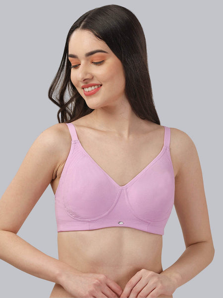 SOIE Woman - Non Padded Non Wired Full Coverage Cotton Spandex Encircled T-shirt Bra - -for Women
