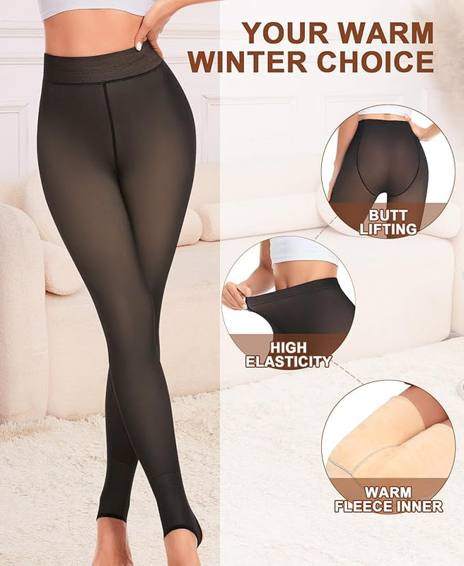 Brachy Kids Winter WarmThermal Tights Leggings Footed Stockings