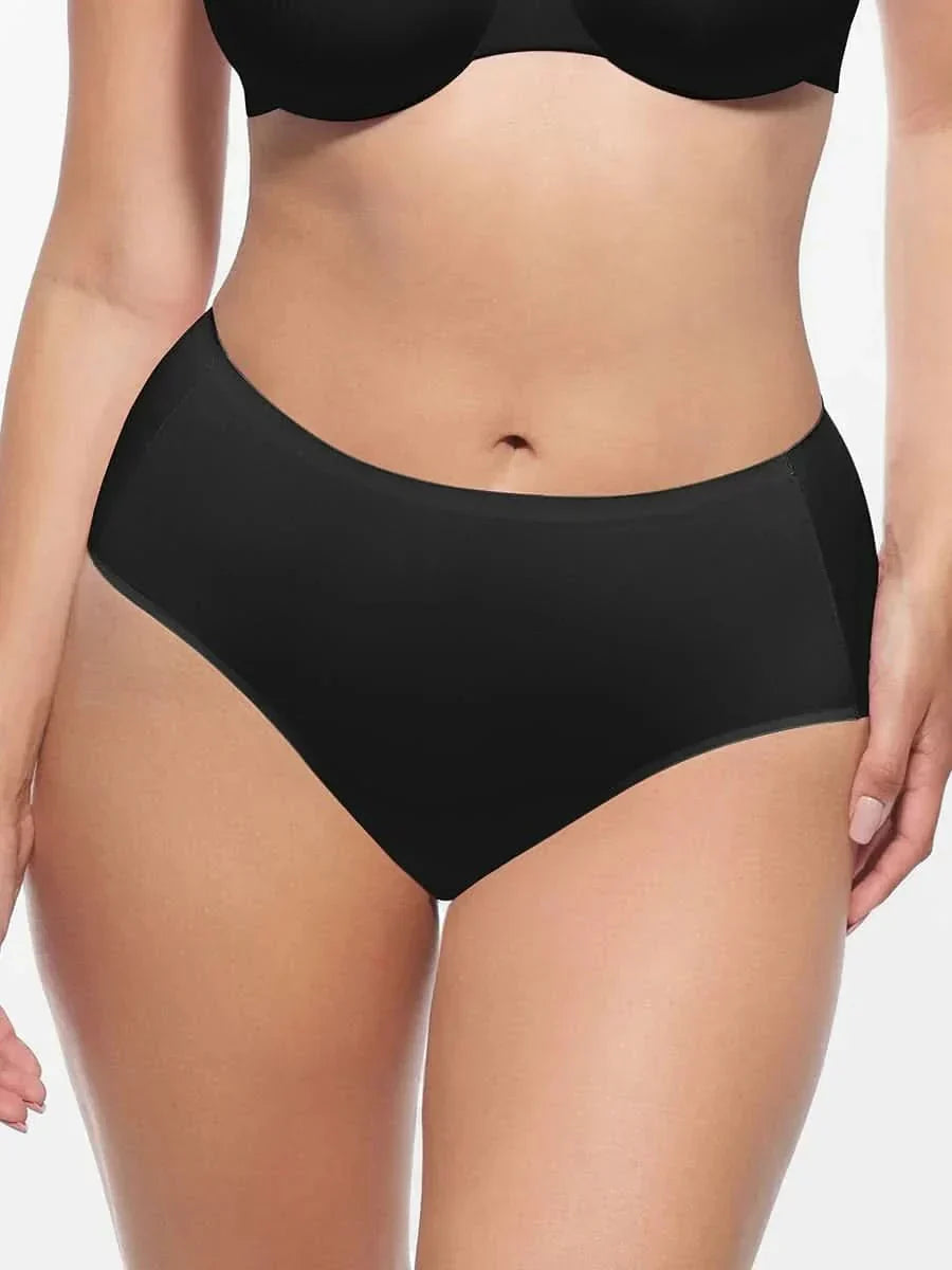Mid-Waist Brief Panties