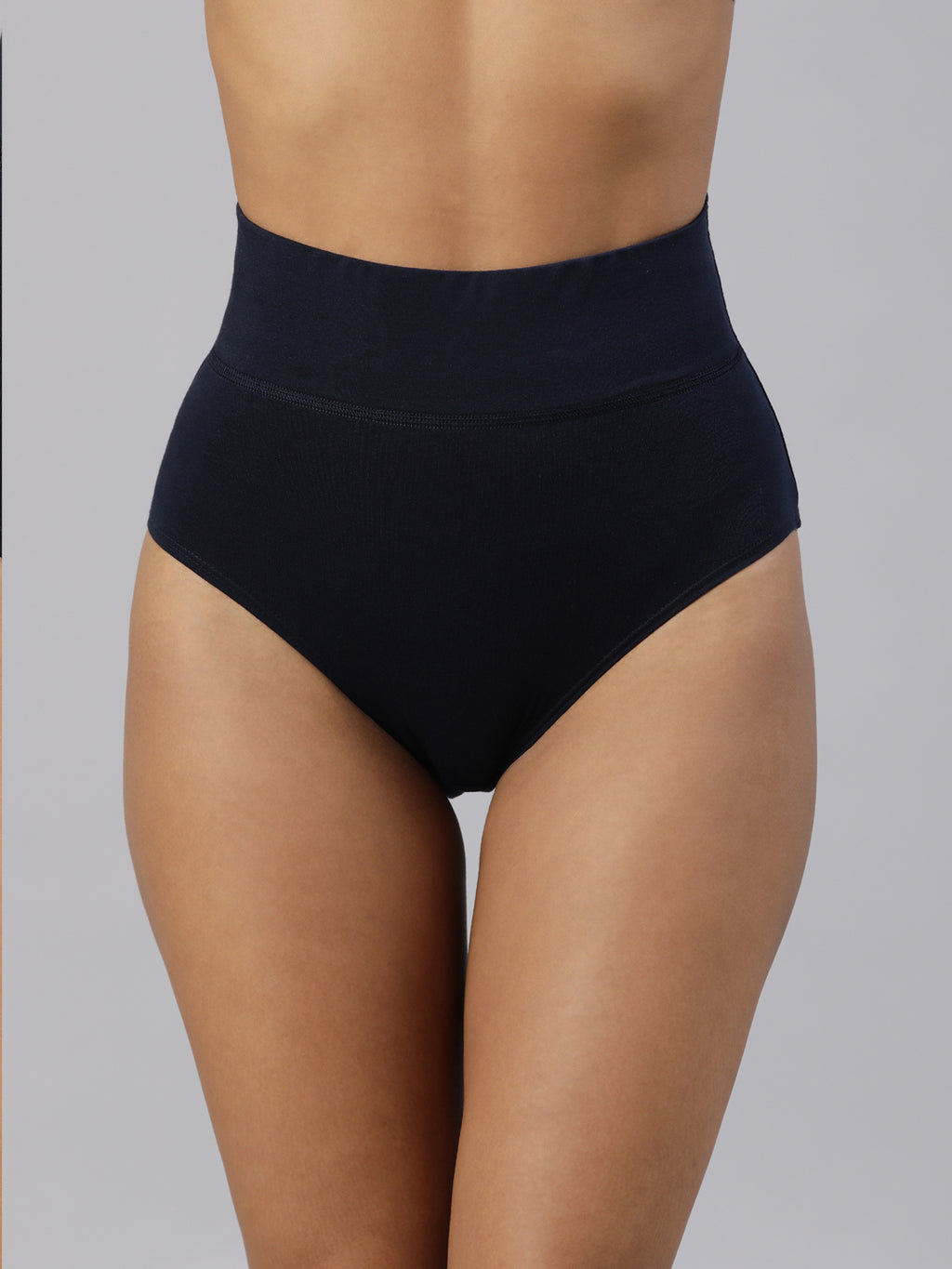 Women’s Pure Cotton High-Rise Tummy Control Panty | Soft Breathable Skin-Friendly Full Coverage Shapewear | Everyday Comfort | Pack of 2
