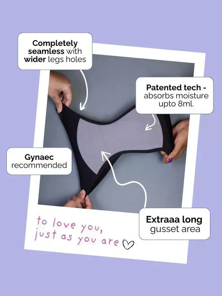 Assorted 3 Pack - High-waist Seamless Underwear