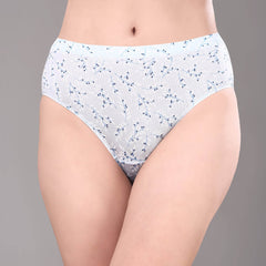 SOIE Woman - High Rise Full Coverage Printed Stretch Cotton Hipster Panty (Pack of 3) - Panty -for Women