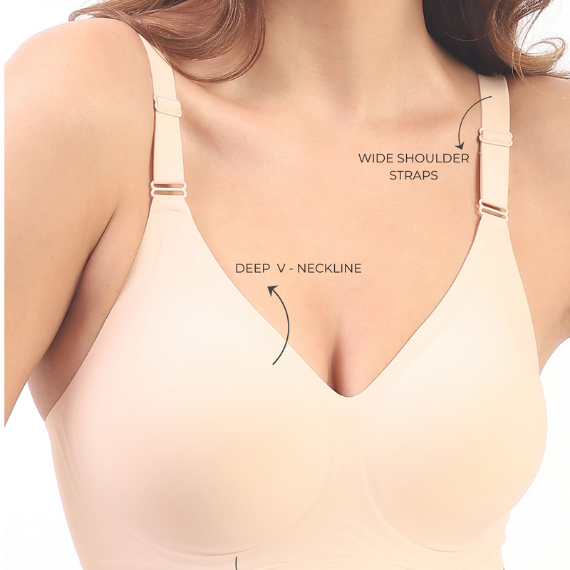 Everyday Neutrals Bundle - Vera & Luna Beige Seamless Wirefree Bras