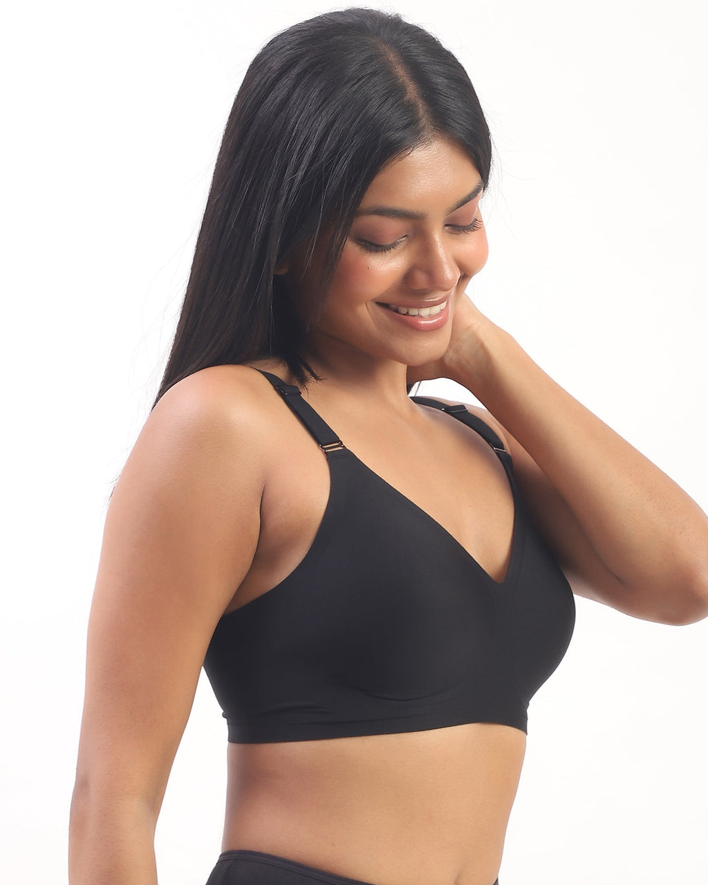 Vera – Black Wireless Everyday Lift Bra