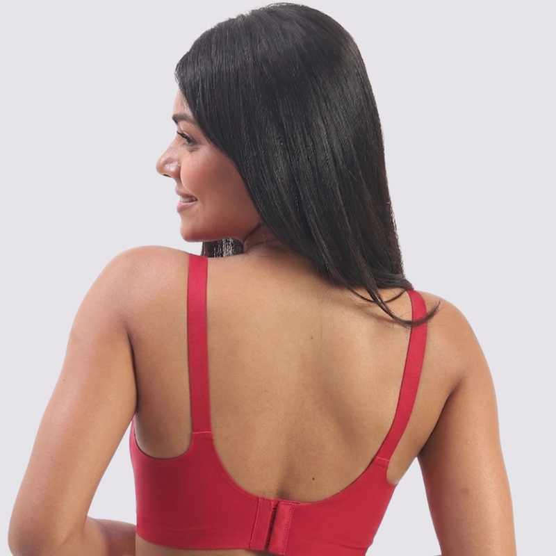 Vera – Red Wireless Everyday Lift Bra
