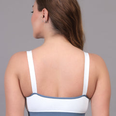 Women Beginners Anti Bacterial Full Coverage Lightly Padded Sports Bra (Copy)