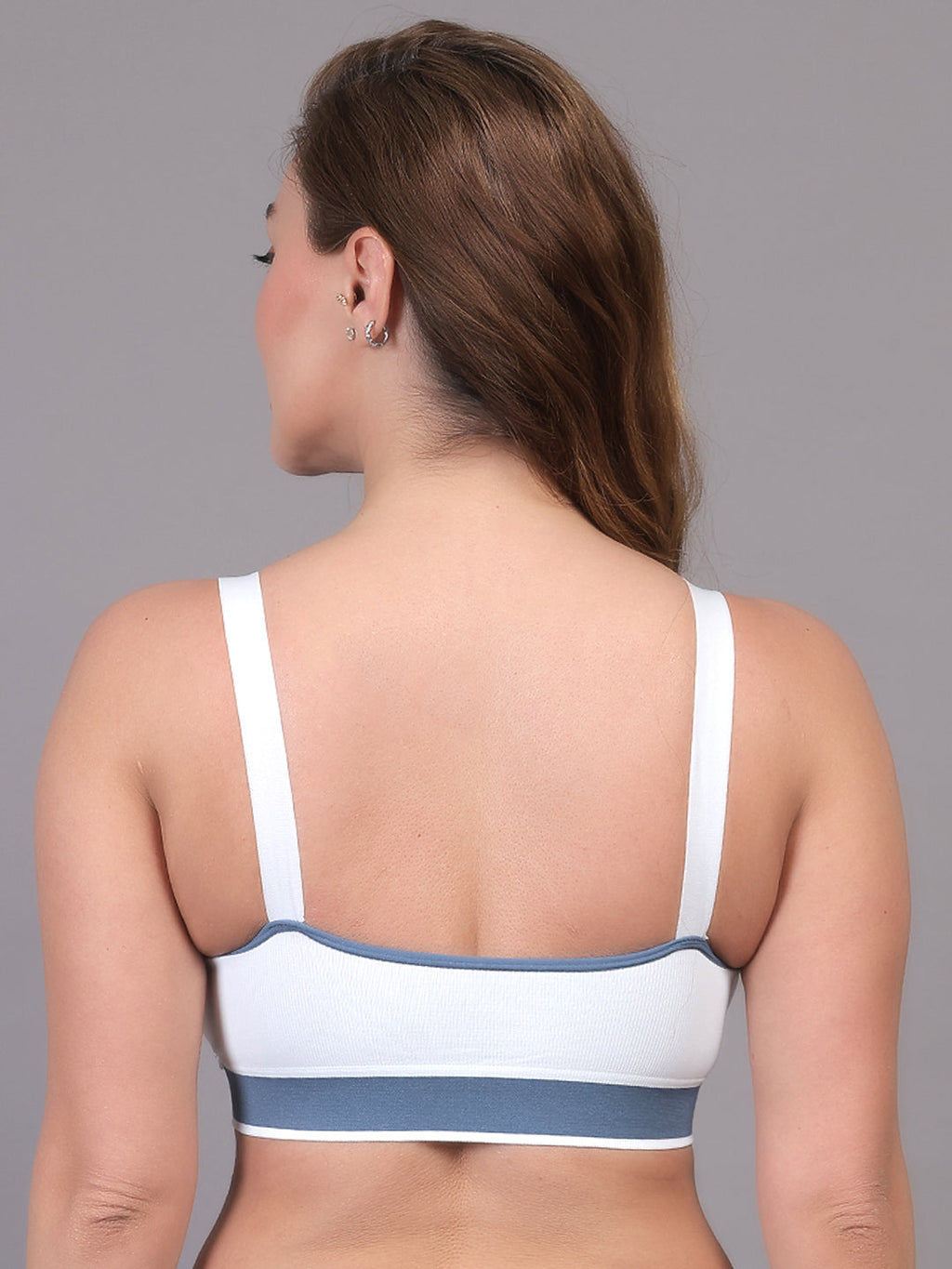 Women Beginners Anti Bacterial Full Coverage Lightly Padded Sports Bra (Copy)