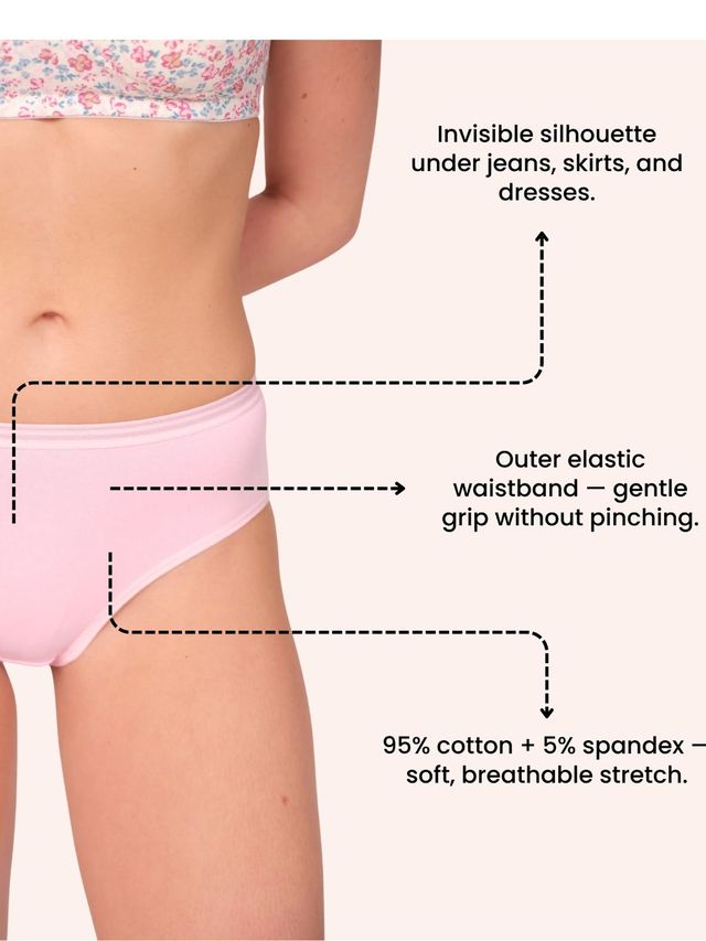 Munns & Mars Womens Cotton Printed Mid Waist Hipster Panty Pack of 3