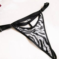 Brachy Women valentine's Babydoll Lingerie Sexy Hot Zibra Printed Night Dress Sleepwear.